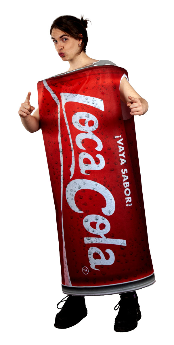 DISFRAZ DE LOCA COLA