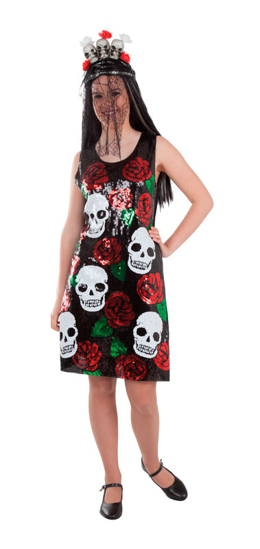 CATRINA MUJER LENTEJUELAS