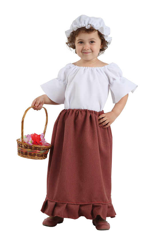 DISFRAZ MEDIEVAL NIÑA