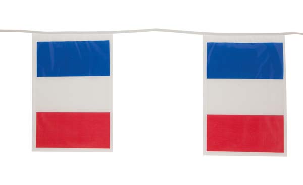 BANDERA FRANCIA PLASTICO