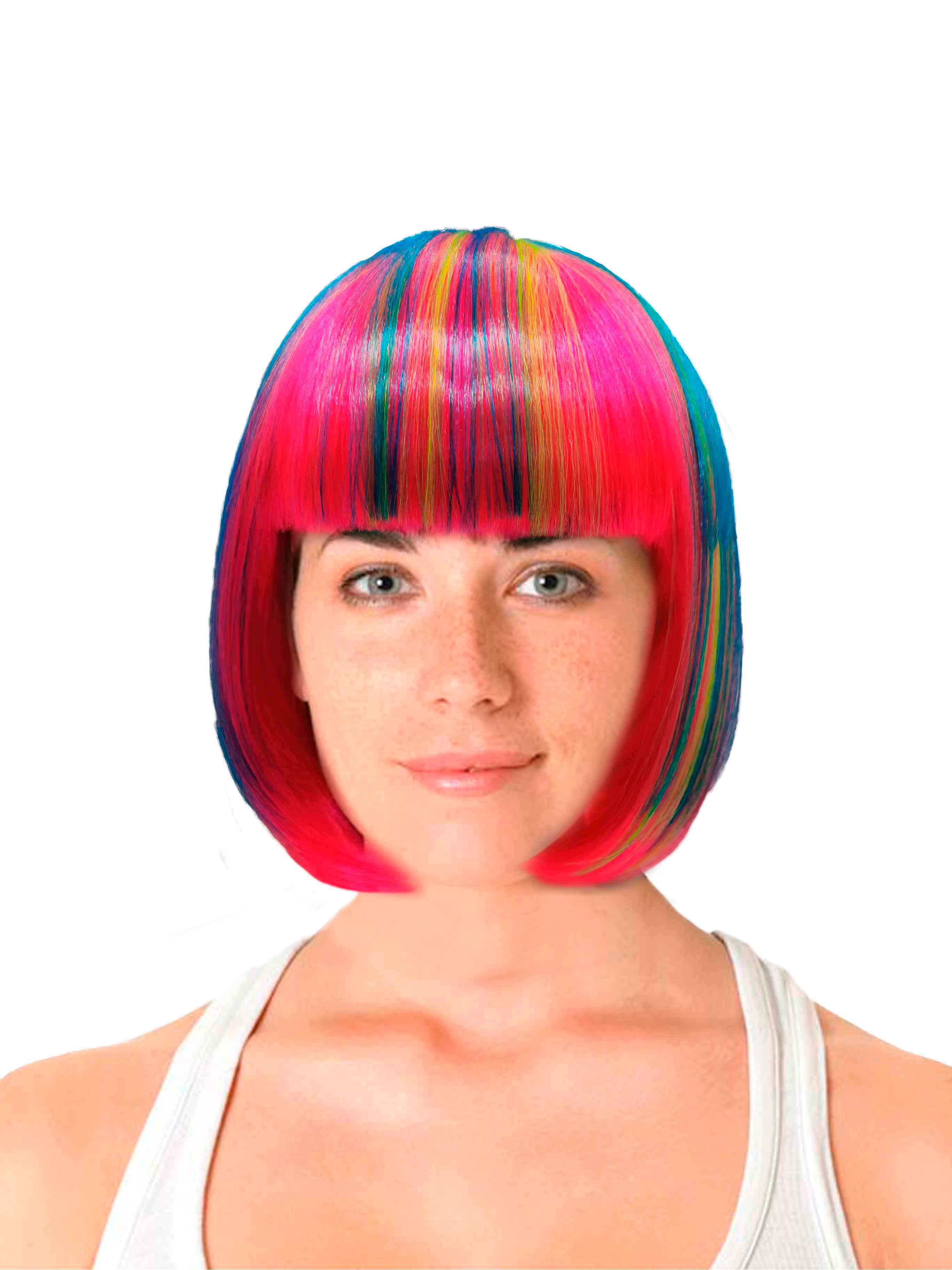 PELUCA CHARLESTON MULTICOLOR