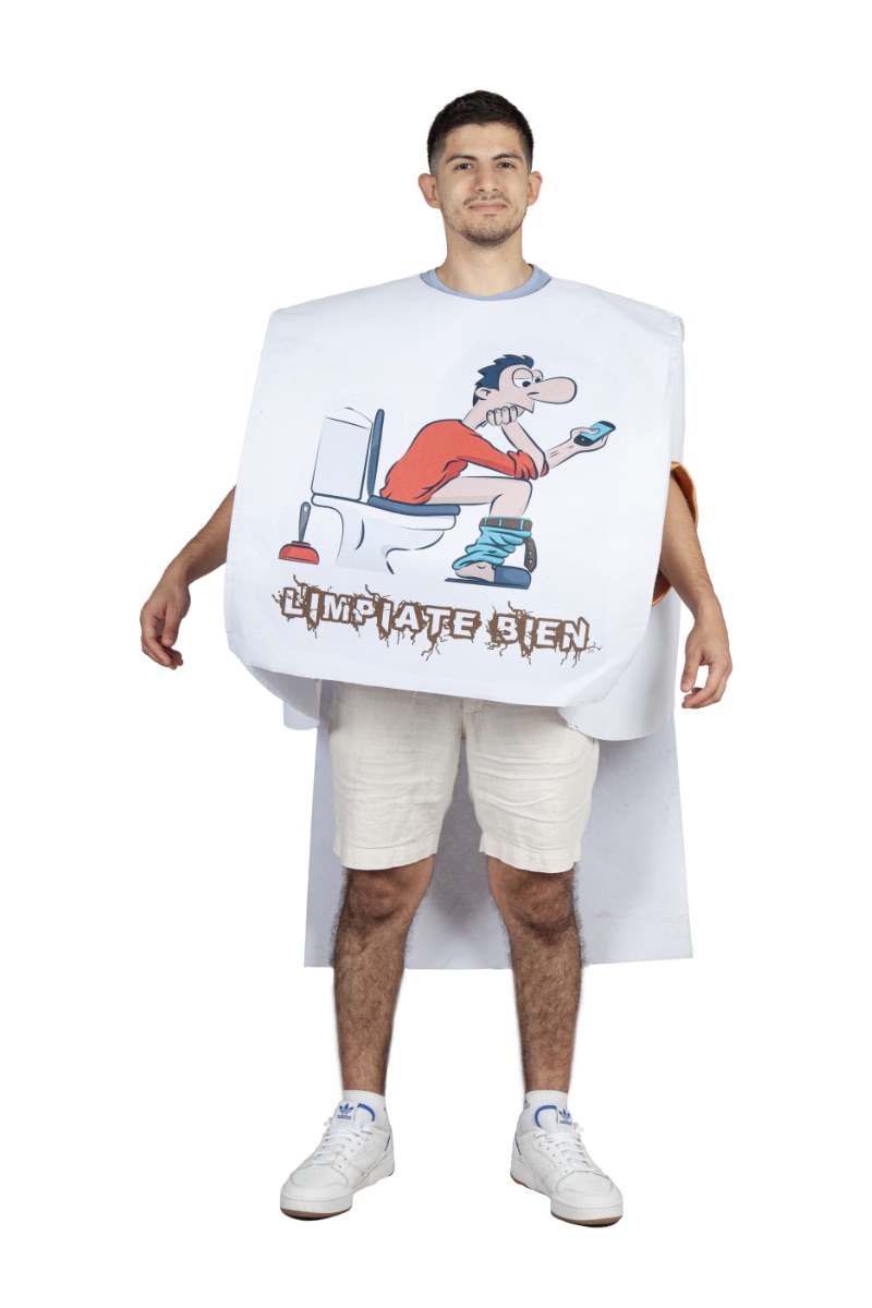 DISFRAZ PAPEL HIGIENICO