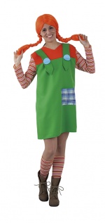 DISFRAZ COLEGIALA TRENZAS MUJER