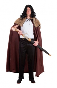 CAPA MEDIEVAL CON PELO