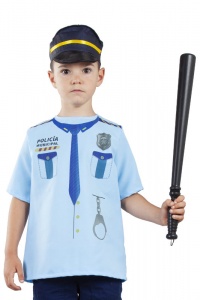 CAMISETA Y GORRA POLICIA