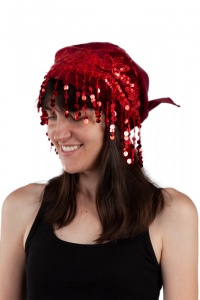 PAÑUELO PARA LA CABEZA LENTEJUELAS