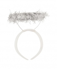 DIADEMA DE ANGEL PLATEADA