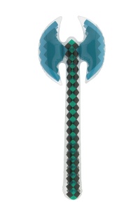 HACHA DOBLE FILO PIXEL INFLABLE