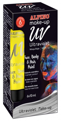 MAQUILLAJE UV AMARILLO