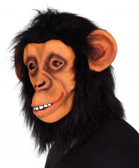 MASCARA LATEX CHIMPANCE CON PELO